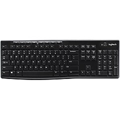 Logitech K270 USB Wireless Keyboard, Black (920-003051) | Staples