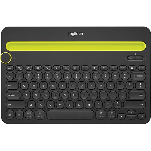 Logitech K480 Wireless Bluetooth Keyboard Multi Device Black 9 At Staples