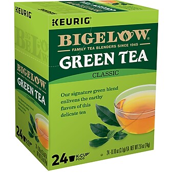 Bigelow Green Tea, Keurig® K-Cup® Pods, 24/Box (6085)