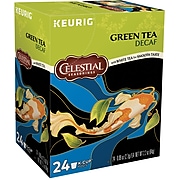 Celestial Seasonings Green Tea Decaf, Keurig K-Cup Pods, 24/Box (14737)