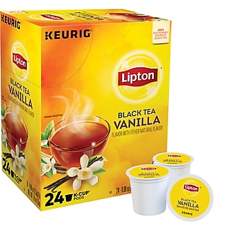 Lipton Vanilla Black Tea, Keurig® K-Cup® Pods, 22/Box (GMT6867)