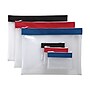 Staples Mesh Zip Envelope, Assorted Colors, Letter Size, 2/Pack (45557)~#|#~s1137803_sc7