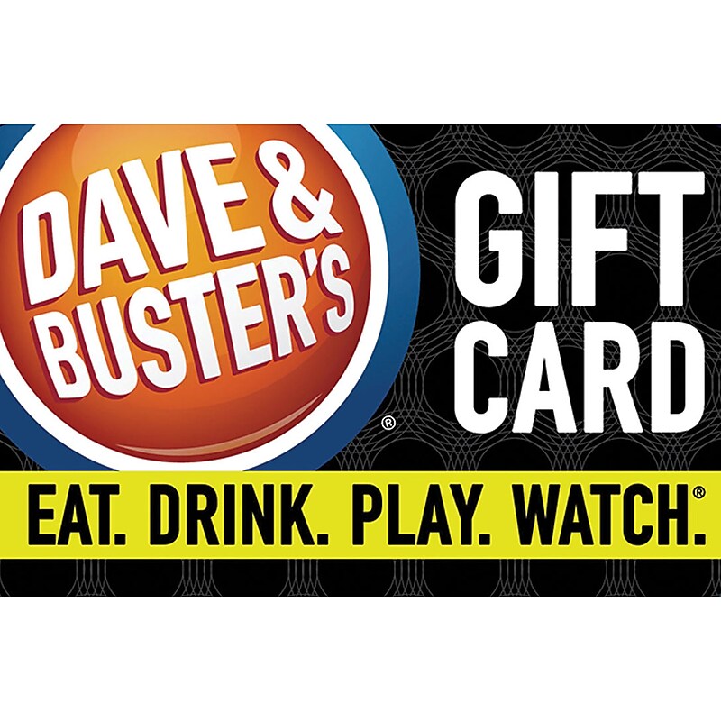 Dave & Buster's Gift Card $100 (Email Delivery) image 1
