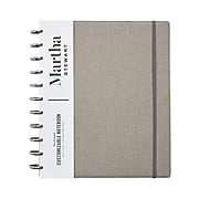Martha Stewart Linen Letter Discbound Notebook, Letter Sized (MS102H)