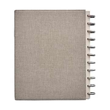 Martha Stewart Linen Letter Discbound Notebook, Letter Sized (MS102H)