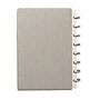 Martha Stewart 1-Subject Customizable Notebook, 6.375" x 9", College Ruled, 60 Sheets, Gray/Silver (MS102E)~#|#~s1139307_sc7
