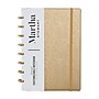 Martha Stewart Gold Faux Leather Junior Discbound Notebook (MS102F)~#|#~s1139309_sc7