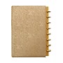 Martha Stewart Gold Faux Leather Junior Discbound Notebook (MS102F)~#|#~s1139310_sc7