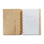 Martha Stewart Gold Faux Leather Junior Discbound Notebook (MS102F)~#|#~s1139311_sc7