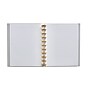 Martha Stewart Grey Floral Poly Letter Discbound Notebook (MS102K)~#|#~s1139320_sc7
