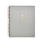 Martha Stewart Grey Flower Deluxe 1 Subject Notebook (MS101X)~#|#~s1139338_sc7