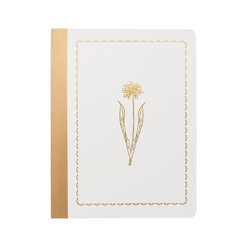 Martha Stewart Cream Flower Comp Book (MS101W) image 1