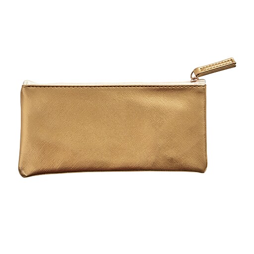 Martha Stewart Gold Pencil Pouch (MS101A) Staples