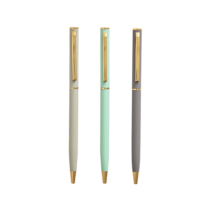 Martha Stewart Pens Gift Set, Medium Point, Black Ink, 3/Set