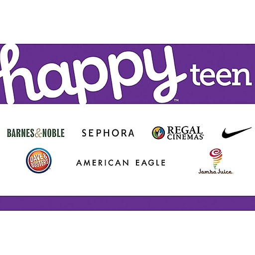 Happy Teen Gift Card 50 Staples