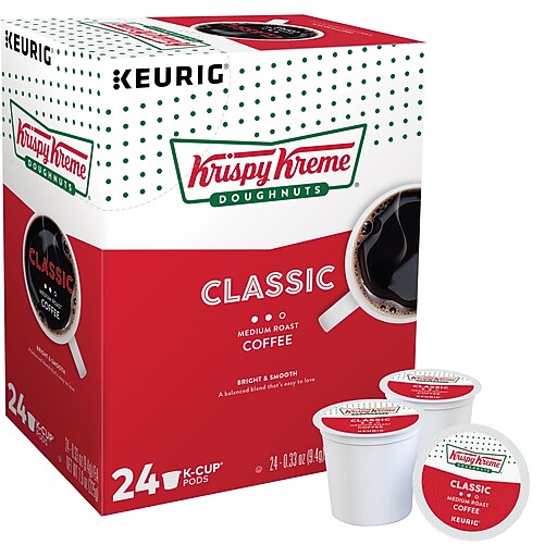 Krispy Kreme Classic Coffee Keurig® KCup® Pods, Medium Roast, 24/Box