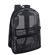 Staples Mesh Backpack, Black (29693)
