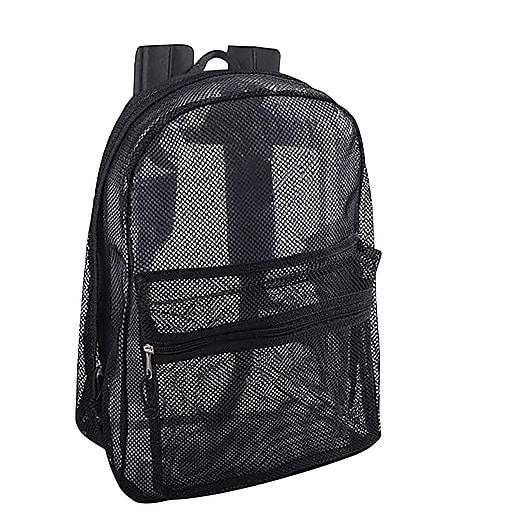 Staples Mesh Backpack, Black (29693) | Staples