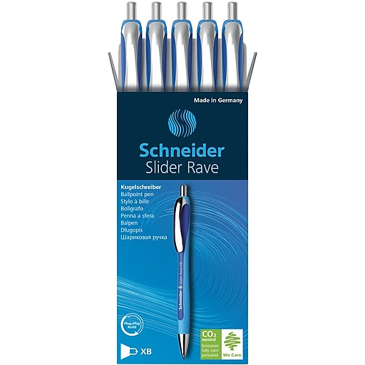 SCHNEIDER 73253 Ballpoint Pen Slider Rave XB Blue 