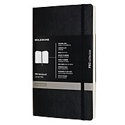 Moleskine Professional Notebook, 8.25" x 5", Soft Cover, Black (620787)