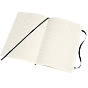 Moleskine Professional Notebook, 8.25" x 5", Soft Cover, Black (620787)