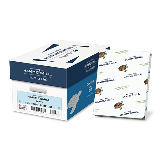 IP Hammermill® Fore® MP 30PC 11" x 17" 24 lbs. Colored Copy Paper, Blue
