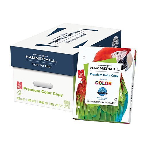 Shop Staples for Hammermill Color 3Hole Punched Copy Paper, LETTER