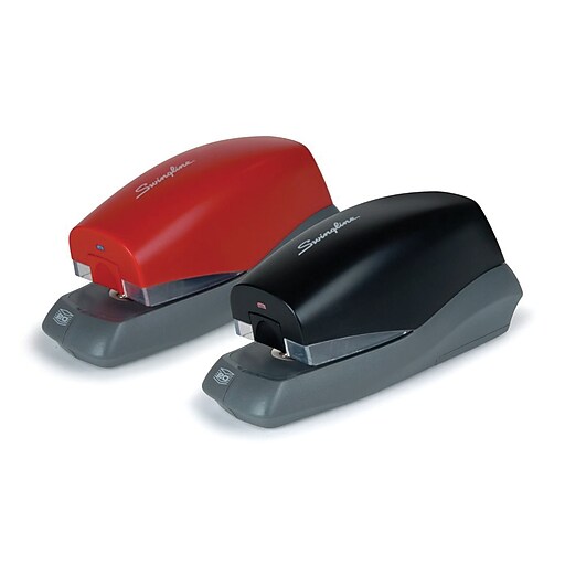 Swingline Breeze Electric Stapler, 20 Sheet Capacity, Black or Red