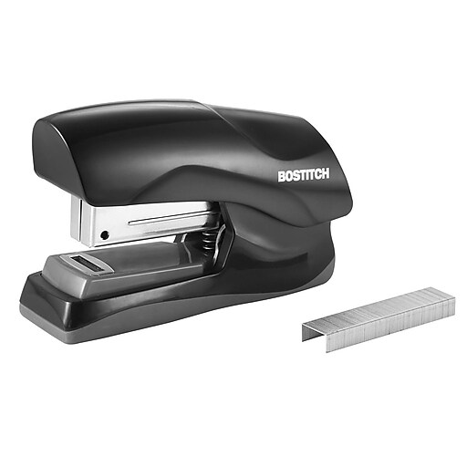 B175-BLK Bostitch Office Heavy Duty 40 Sheet Stapler Small Stapler Size - 3 Pack Fits into The Palm of Your Hand; Black 