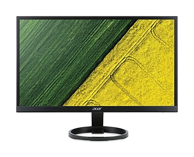 Acer R241Y 23.8" Full HD LED LCD Monitor - 16:9 - Black - In-plane Switching (IPS) Technology - 1920 x 1080 - 16.7 Million Colors - FreeSync - 250 Nit - 1 ms VRB - 75 Hz Refresh Rate - HDMI - VGA