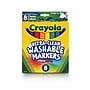 Crayola Ultra-Clean Washable Markers, Wedge Tip, Assorted, 8/Pack (58-7808)~#|#~s1144003_sc7
