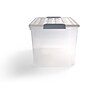 Keter 61.5 Qt. Latch Lid Storage Tote, Clear (TR54513)~#|#~s1145542_sc7