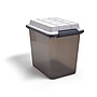 Keter 29.3 Qt. Latch Lid Storage Tote, Smoke (TR54516)~#|#~s1145546_sc7