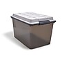 Keter 68.4 Qt. Latch Lid Storage Tote, Smoke (TR54518)~#|#~s1145555_sc7