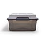 Keter 38.9 Qt. Latch Lid Storage Tote, Smoke (TR54517)~#|#~s1145556_sc7
