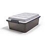 Keter 38.9 Qt. Latch Lid Storage Tote, Smoke (TR54517)~#|#~s1145558_sc7