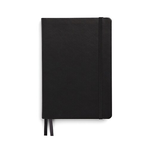 TRU RED™ Medium Flexible Cover Ruled Journal, Black (TR54777) at Staples