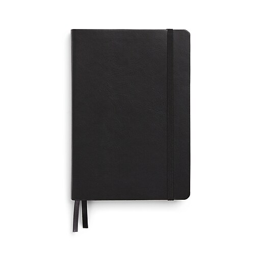TRU RED™ Medium Flexible Cover Graph Journal, Black (TR54778) at Staples