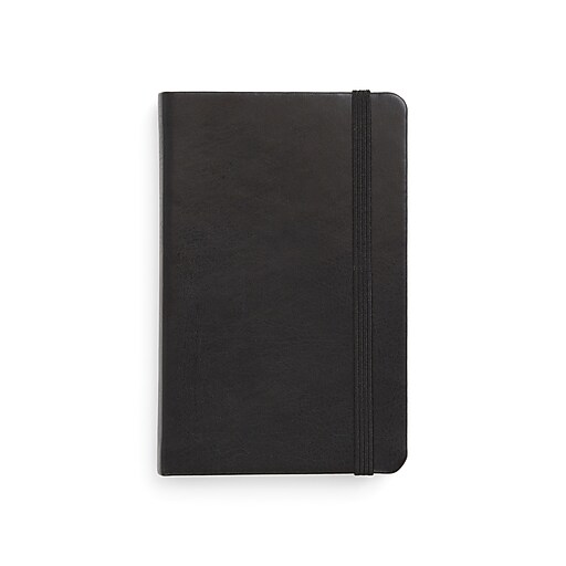 TRU RED™ Small Flexible Cover Ruled Journal, Black (TR54780) at Staples