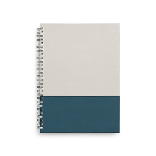 TRU RED™ Medium Hard Cover Ruled Notebook, Gray/Teal (TR55741) at Staples