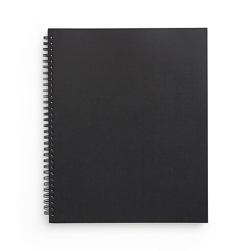 TRU RED™ Large Soft Cover Meeting Notebook, Black (TR54985) at Staples