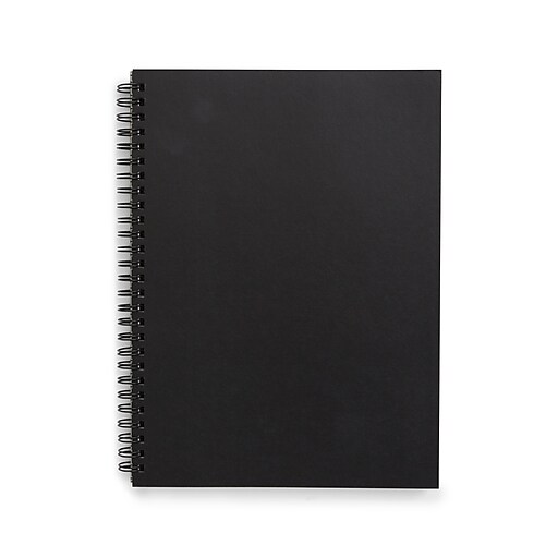 TRU RED™ Medium Soft Cover Ruled Notebook, Black (TR54987) at Staples