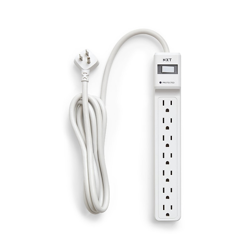 NXT Technologies™ 7-Outlet Surge Protector, 6' Cord, 1200 Joules (NX54316) image 1