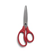TRU RED™ 7" Kids Pointed Tip Stainless Steel Scissors, Straight Handle, Right & Left Handed (TR55049)