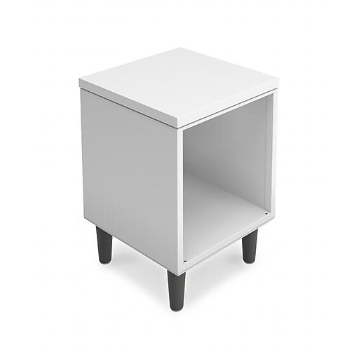 Union & Scale™ Lewis™ Storage 1 Single Cube Storage Unit, White