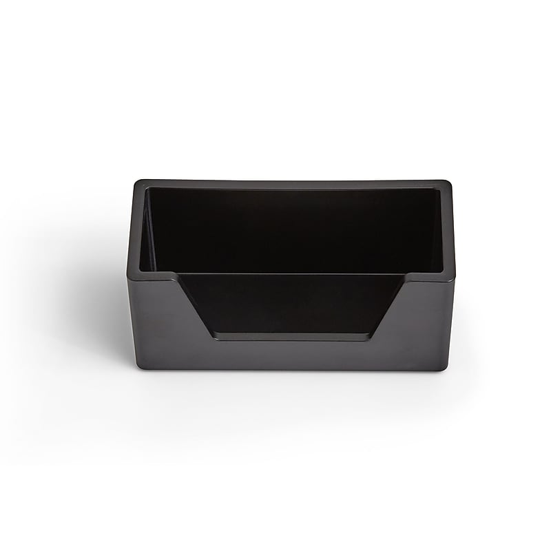TRU RED™ 1 Compartment Business Card Holders, Black, 80 Card Capacity (TR55269-CC) image 1