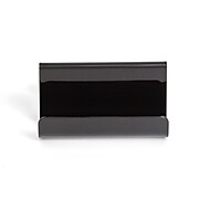 TRU RED™ 2 Compartment Business Card Holder, Black (TR55323)