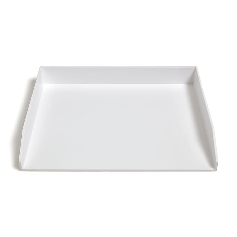 TRU RED™ Side Load Stackable Plastic Letter Tray, White (TR55291) image 1