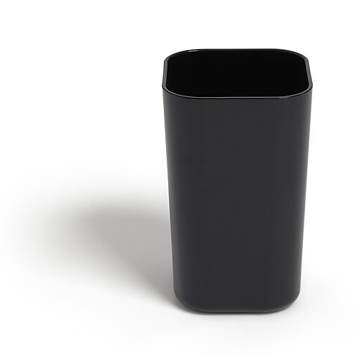 TRU RED™ Stackable Plastic Pen Holder, Black (TR55321) Staples