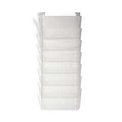 TRU RED™ 7-Pocket Plastic Letter Wall File, Clear (TR55347) | Staples